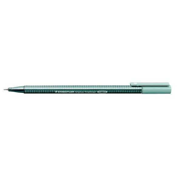 Staedtler Fineliner triplus 334, 334-82, silber (Schreibfarbe: silbergrau), 0,3mm 4007817334386 Staedtler