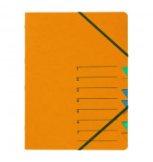 Ordnungsmappe Easy 24061-12, 1-7, orange, Din A4, 7 F&auml;cher