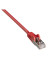 Netzwerkkabel rot RJ-45 Stecker 3m Cat 5e