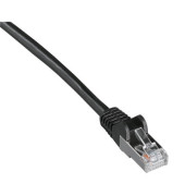 Netzwerkkabel schwarz RJ-45 Stecker 3m Cat 5e