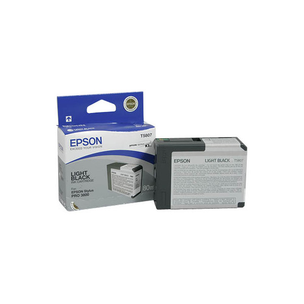 0010343858831 - Druckerpatrone T5807 C13T580700 (T5807) schwarz hell 0010343858831 Epson