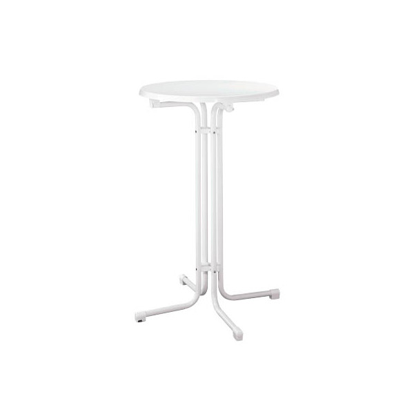 4013806047748 - Stehtisch 01602207KH 110cm (H) 70x70cm (BxT) rund weiß weiß 4013806047748 MFG Freizeitmöbel 4013806047748 - Stehtisch 01602207KH 110cm (H) 70x70cm (BxT) rund weiß weiß 4013806047748 MFG Freizeitmöbel