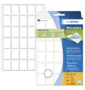 Etiketten Movables 10608, weiß 19x27mm, rechteckig, 