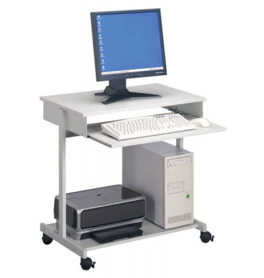 Computertisch 3197-10 grau rechteckig 75x45 cm (BxT)