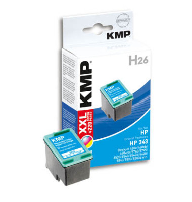 Tinte color ersetzt HP 343