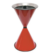 Standaschenbecher rot Durchmesser 40 cm