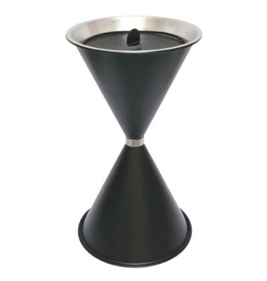 Standaschenbecher schwarz Durchmesser 40 cm