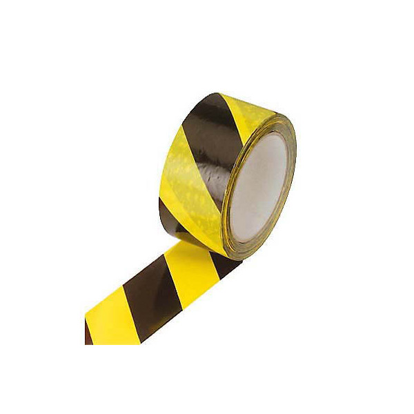 4255704304152 - Signalklebeband 100337 50mm x 66m PVC leise abrollbar gelb schwarz 4255704304152 66 Meter