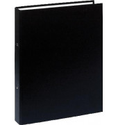 Ringbuch ohne 54371E, A4 2 Ringe 30mm Ring-Ø Karton, PP-kaschiert schwarz