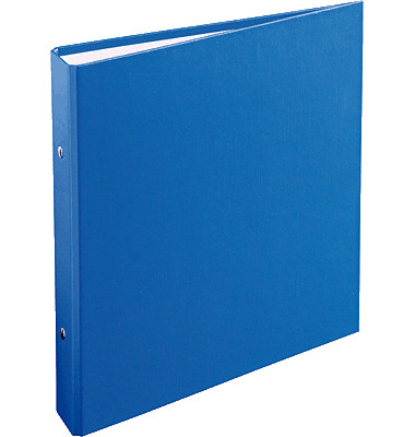Ringbuch 54372E, A4 2 Ringe 30mm Ring-&Oslash; Karton, PP-kaschiert blau
