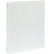 Ringbuch 51378E, A4 4 Ringe 30mm Ring-&Oslash; Karton, PP-kaschiert wei&szlig;