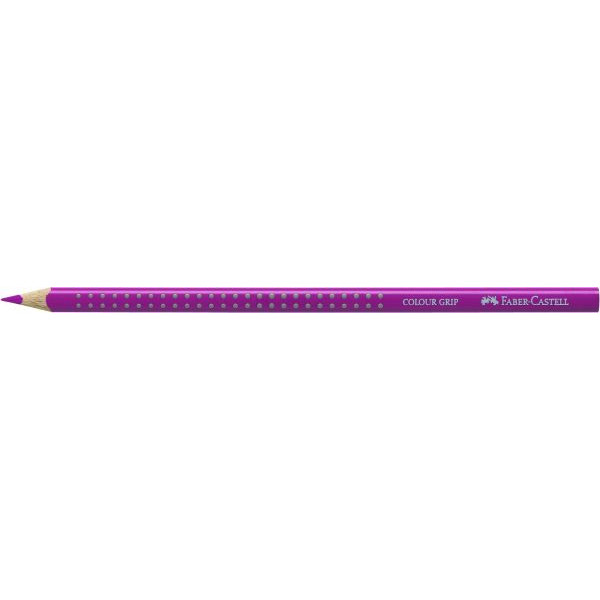 12 Stück Faber-Castell Buntstifte Colour Grip purpurrosa mittel 7 x 175mm  4005401124252 Faber-Castell