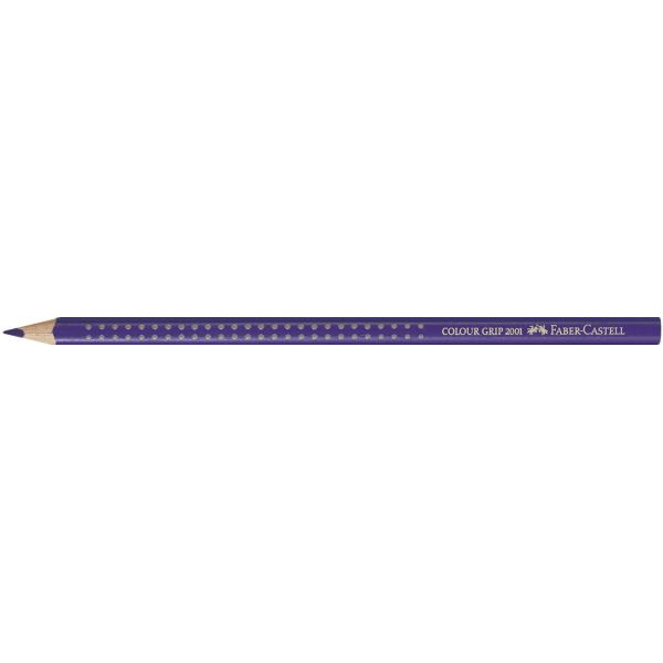 12 Stück Faber-Castell Buntstifte Colour GRIP, 112437, violett, dreikant 4005401124375 Faber-Castell