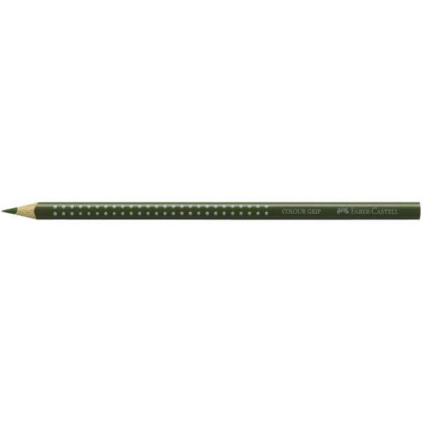 12 Stück Faber-Castell Buntstifte Colour Grip olivgrün gelblich 7 x 175mm 4005401124733 Faber-Castell