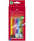 Buntstifte mit Radiergummi 12-farbig sortiert 6 x 175mm