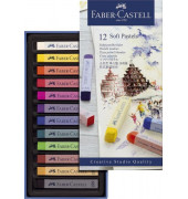 Pastellkreide Creative Studio, 128312, farbig sortiert, viereckig, 8x66mm (&Oslash;xL)