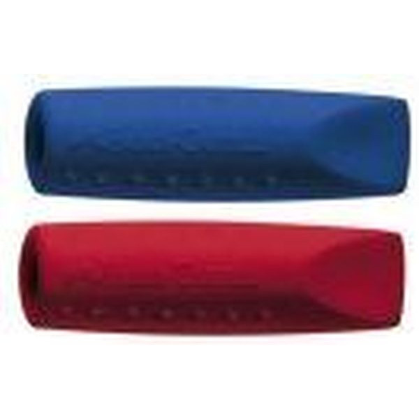 24 Stück Faber-Castell Radierer Grip 2001 gr./bl.+rot 2 PG sort 4005401870012 Faber-Castell 2 Stück