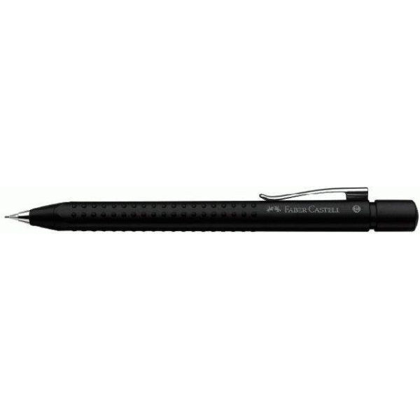 4005401312871 - Druckbleistift Grip 131287 Härte B 07mm Mattschwarz mit Radiergummi 4005401312871 Faber-Castell