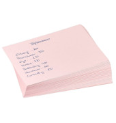 Karteikarten 114763 A6 blanko 190g rosa
