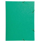 Eckspannmappe Nature Future 59515E, A3 grün Karton 600g, mit 3 Einschlagklappen