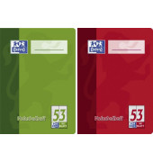 Vokabelheft 100050398, Lineatur 53 / liniert / 2 Spalten, A6, 90g, farbig sortiert, 32 Blatt / 64 Seiten