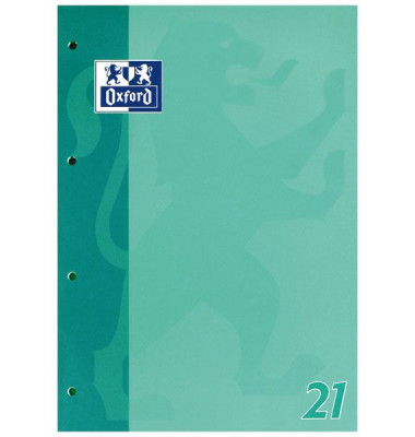 Berufsschulblock 384405021 DIN A4 4-fach sortiert liniert 9mm 90 g/qm