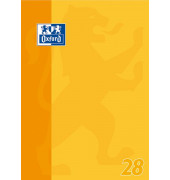 Schulblock 100050353, Lineatur 28 / kariert mit Rand innen/außen, A4, 90g, 50 Blatt