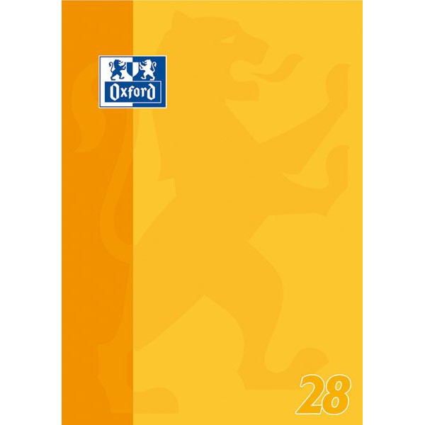 4006144582163 - Schulblock kariert Lineatur 28 mit Rand links + rechts  384405028 DIN A4 sortiert 90g qm 4006144582163 Oxford