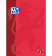 Schulblock 100050351, Lineatur 26 / kariert mit weißem Rand, A4, 90g, 50 Blatt