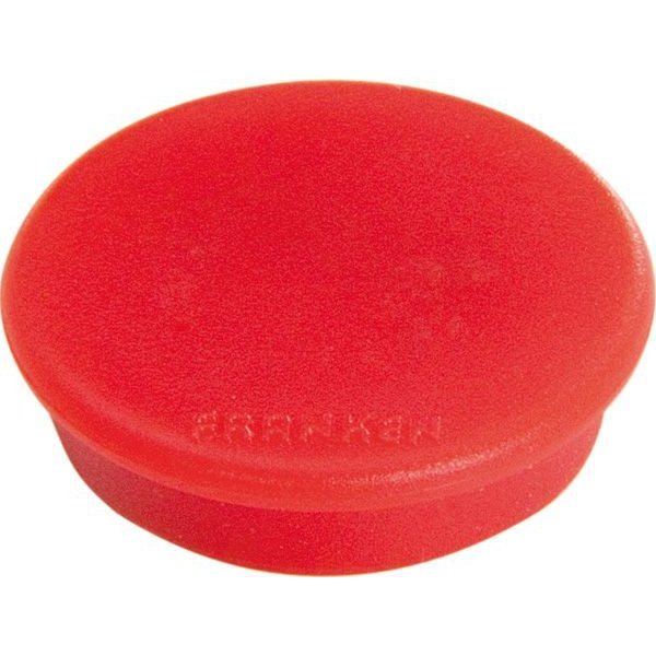 4016946052382 - Haftmagnete HM3801 rund 38x7mm (ØxH) rot 1500g Haftkraft 4016946052382 HM3801 10 Stück