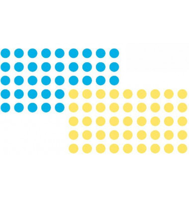 Markierungspunkte UMZP19-34, blau & gelb, &Oslash; 19mm