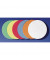 Moderationskarten Kreise Ø 9,5cm selbstklebend farbig sortiert