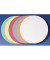 Moderationskarten UMZS2099, Ø 19,5cm, Kreis, 130g, farbig sortiert 