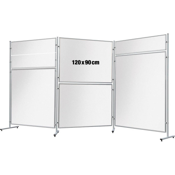 4016946193962 - Whiteboardtafel für Stellwand ECO doppelseitig EL-UTS90 120x90cm (BxH) lackiert Aluminiumrahmen 4016946193962 Franken