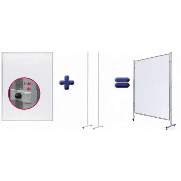 4016946194013 - Stellwandsäule für Stellwandsystem ECO Höhe 1600 mm EL-UES16