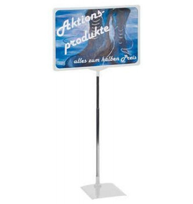 Preisständer A3 ausziehbar 32-62 cm grau