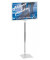 Preisständer A3 ausziehbar 32-62 cm grau