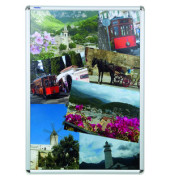 Plakat-Klapprahmen Standard, BS0704, silber, A1, Aluminium