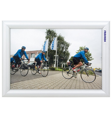 Plakat-Klapprahmen Outdoor, BS1701, silber, A4, 25mm Profil, Aluminium, eloxiert