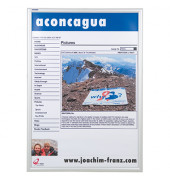 Plakat-Klapprahmen Outdoor, BS1704, silber, A1, Aluminium