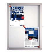 Schaukasten ECO SK4SE, 4xA4 (A2), wei&szlig;/silber, magnetisch