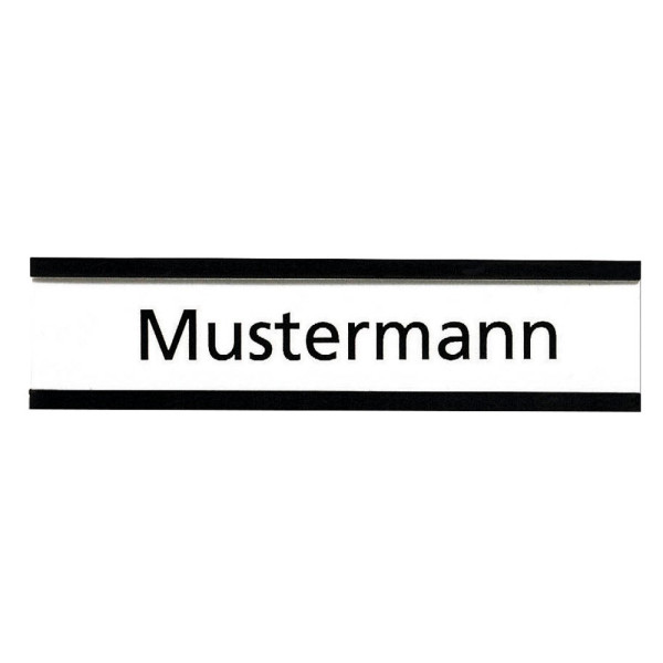 4016946000802 - 10 FRANKEN Etikettenhalter magnetisch braun 75 x 40 cm