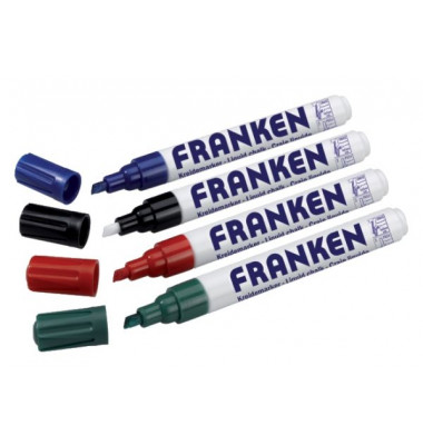 Kreidemarker-Set ZKM99, 4-farbig sortiert, 2-6mm Rundspitze