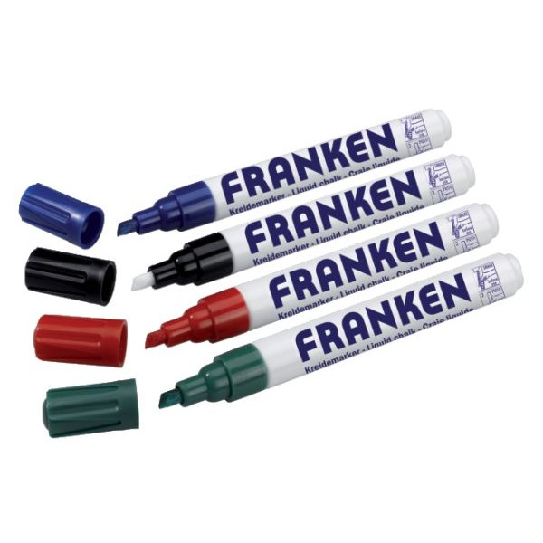 4016946186322 - Kreidemarker ZKM 4er Etui farbig sortiert 2-6mm Rundspitze 4 Stück