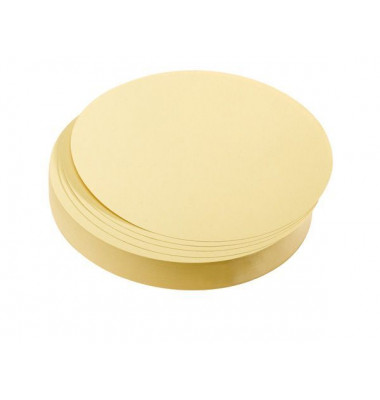 Moderationskarten Kreise Ø 9,5cm gelb