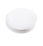 Moderationskarten Kreise Ø 9,5cm weiß