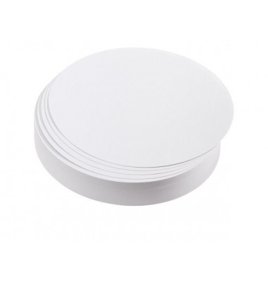 Moderationskarten Kreise Ø 14cm weiß Moderationskarten Kreise Ø 14cm weiß