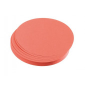 Moderationskarten Kreise Ø 19,5cm rot
