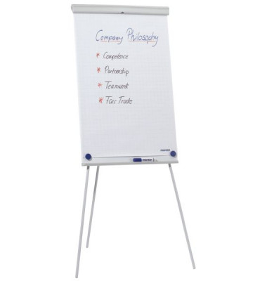Flipchart X-tra!Line Standard, EL-FC20, 68x105cm, lichtgrau, mit Beinen
