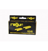 Tackerklammern 53/6, 53/6, Stahldraht verzinkt, Heftleistung 30 Blatt max.